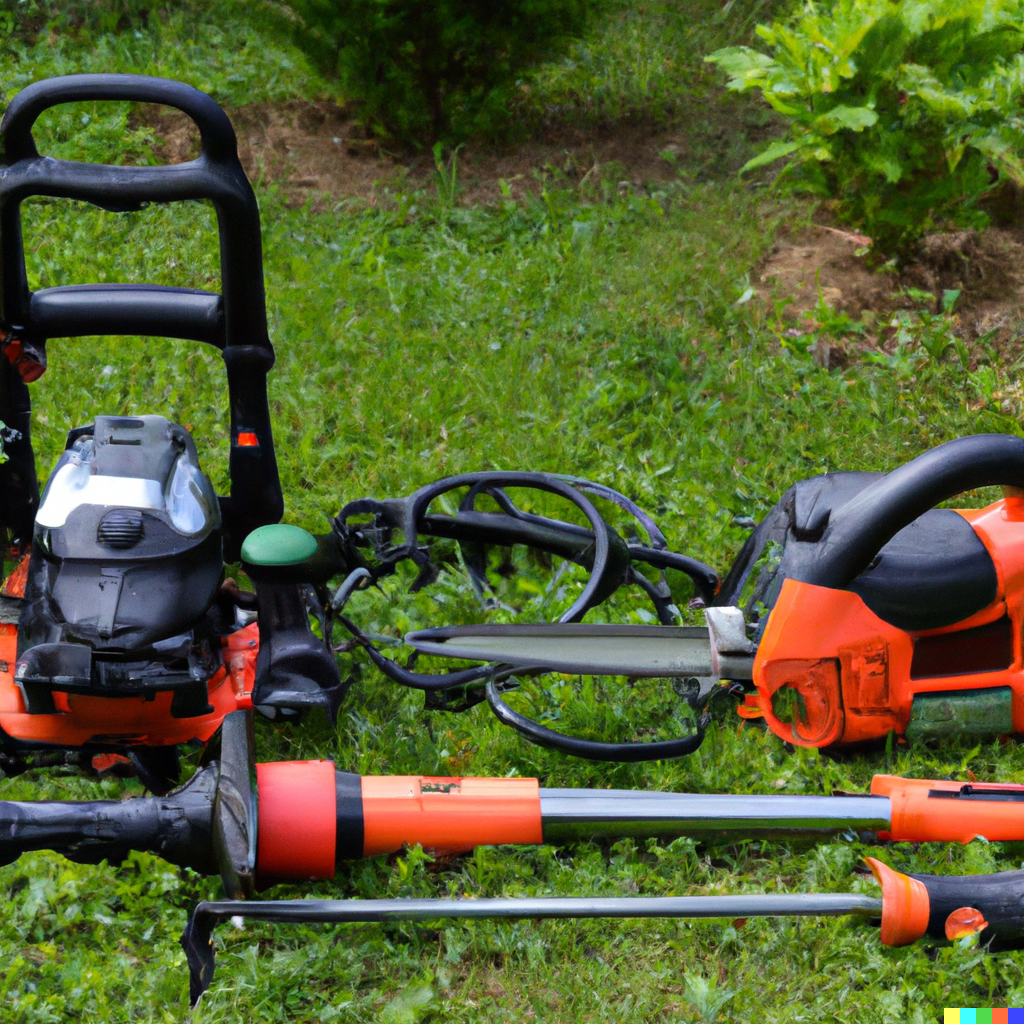 Powered tools for gardening